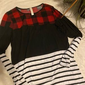 Buffalo plaid boutique shirt
